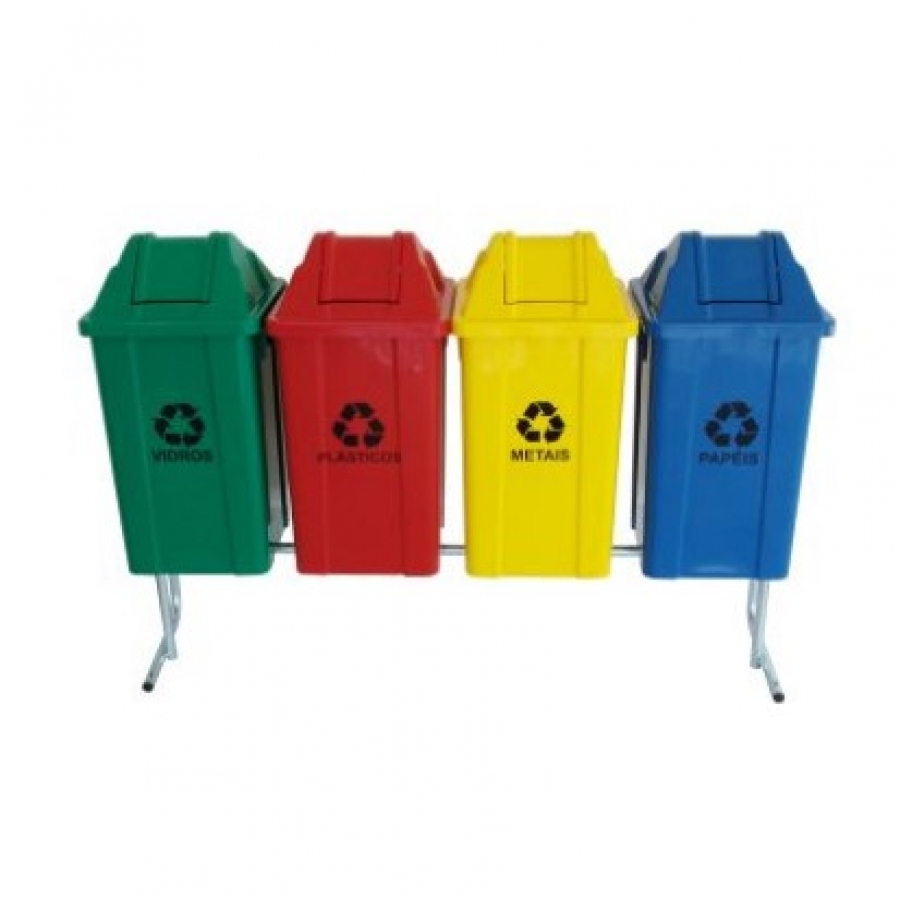 Conjunto coleta seletiva basculante JSN