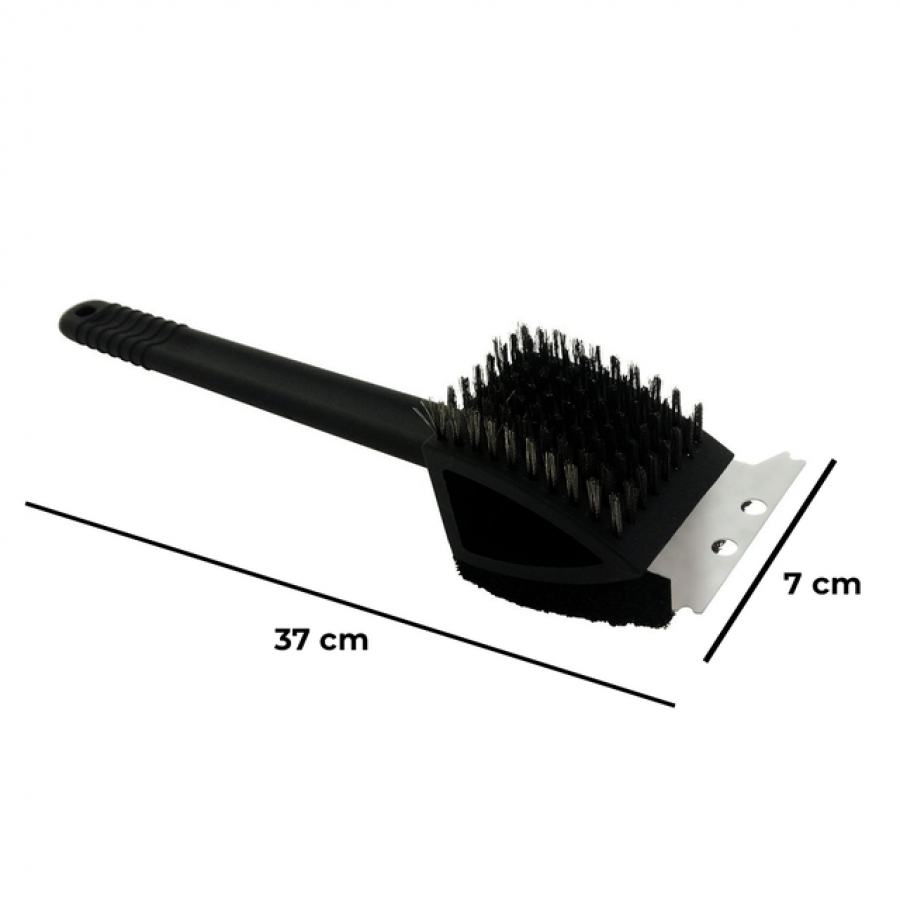Escova aço lava grelha Lemawipe