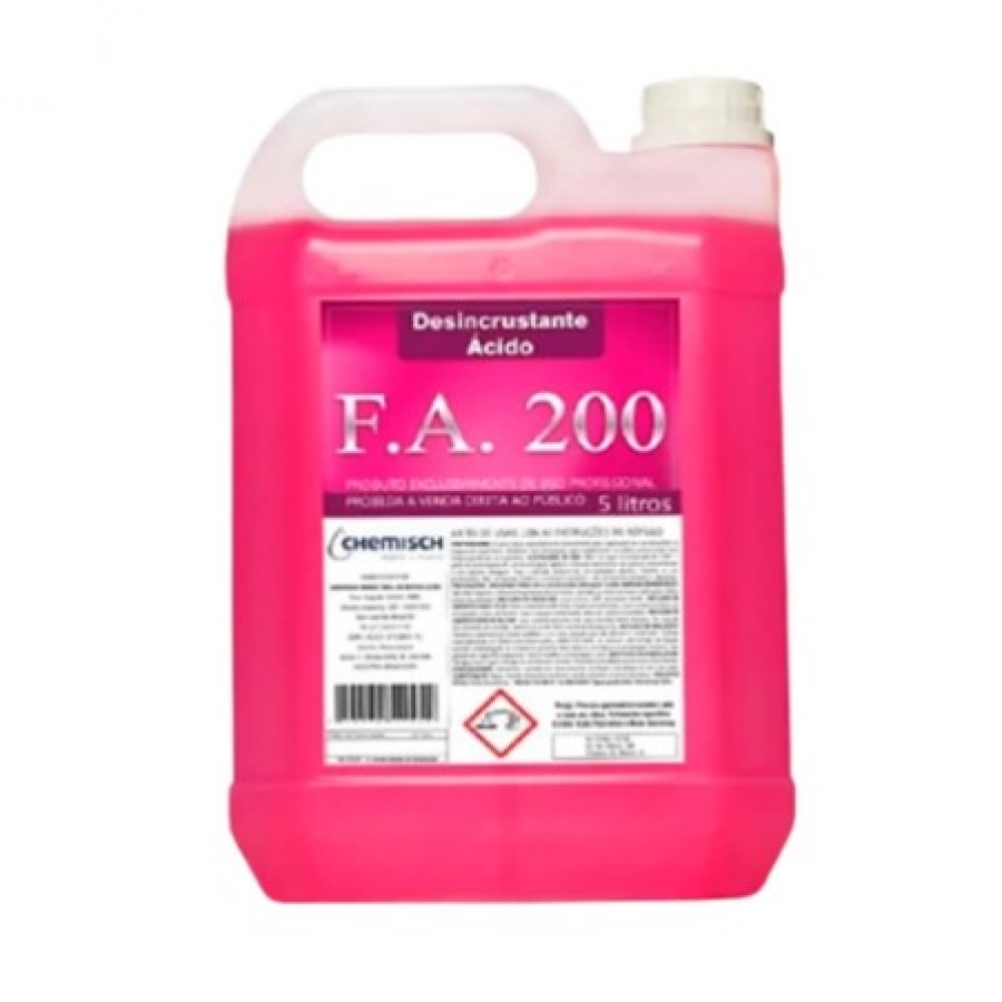 Desincrustante Ácido 5L F.A 200 Chemisch